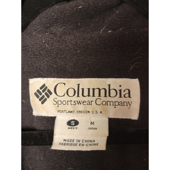 Columbia  Waterproof Interchange Jacket Men's Size M Black Fleece Lined - Picture 2 of 5